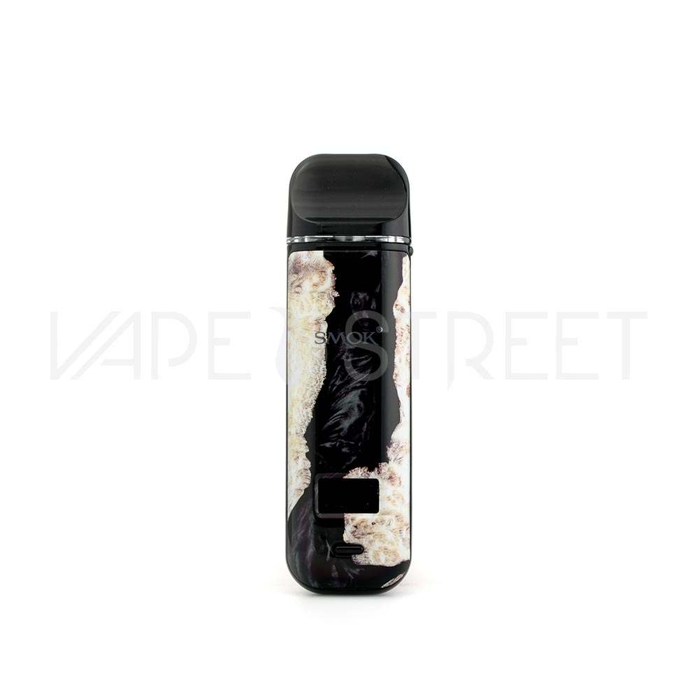 SMOK-Novo-X-Pod-System-Black-Stab-Wood SMOK Novo X 25W Pod System Black Stab Wood