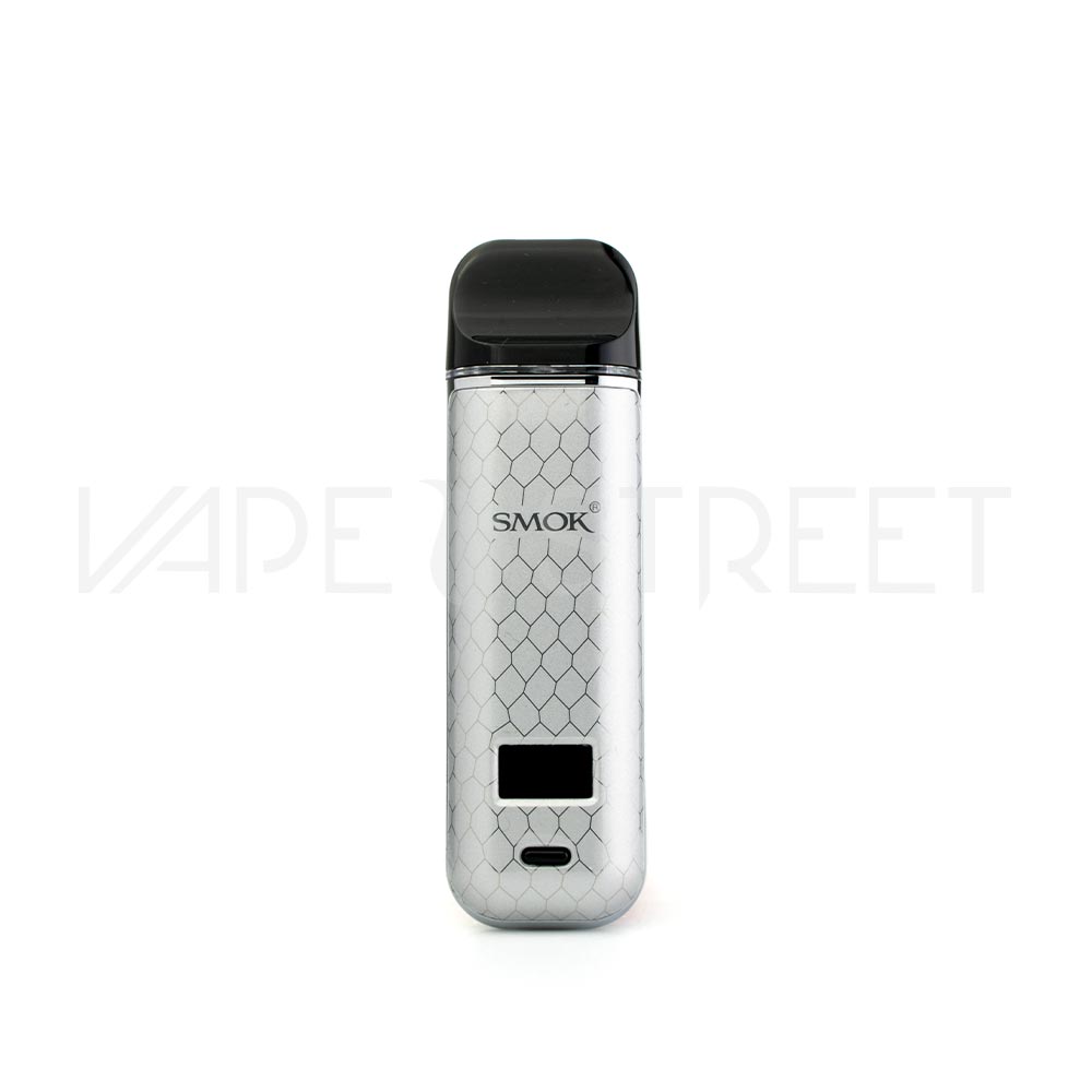 SMOK-Novo-X-Pod-System-Silver-Cobra SMOK Novo X Pod System Silver