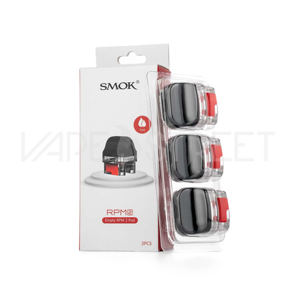 SMOK-RPM2-Empty-Pod Smok RPM 2 Empty Replacement Pods 3 Pack