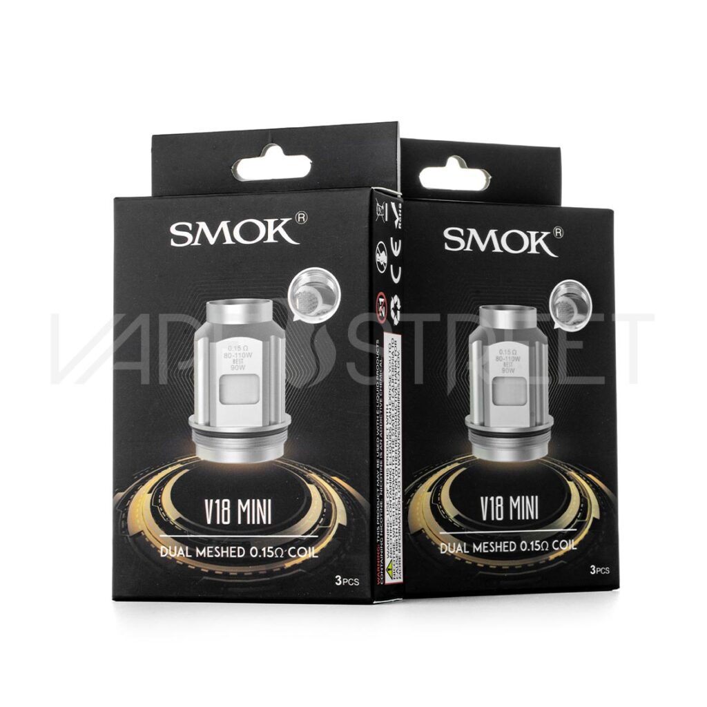 SMOK-V18-Mini-Replacement-Coils-01 SMOK V18 Mini Replacement Coils Dual Meshed 0.15ohm Coil Packs