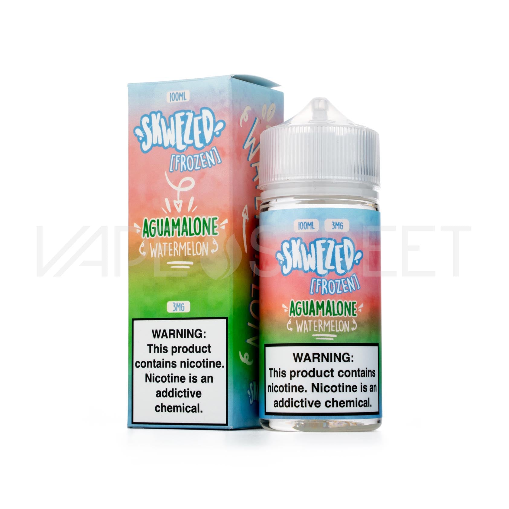 Skwezed Frozen Aguamalone Watermelon 100mL Vape Juice