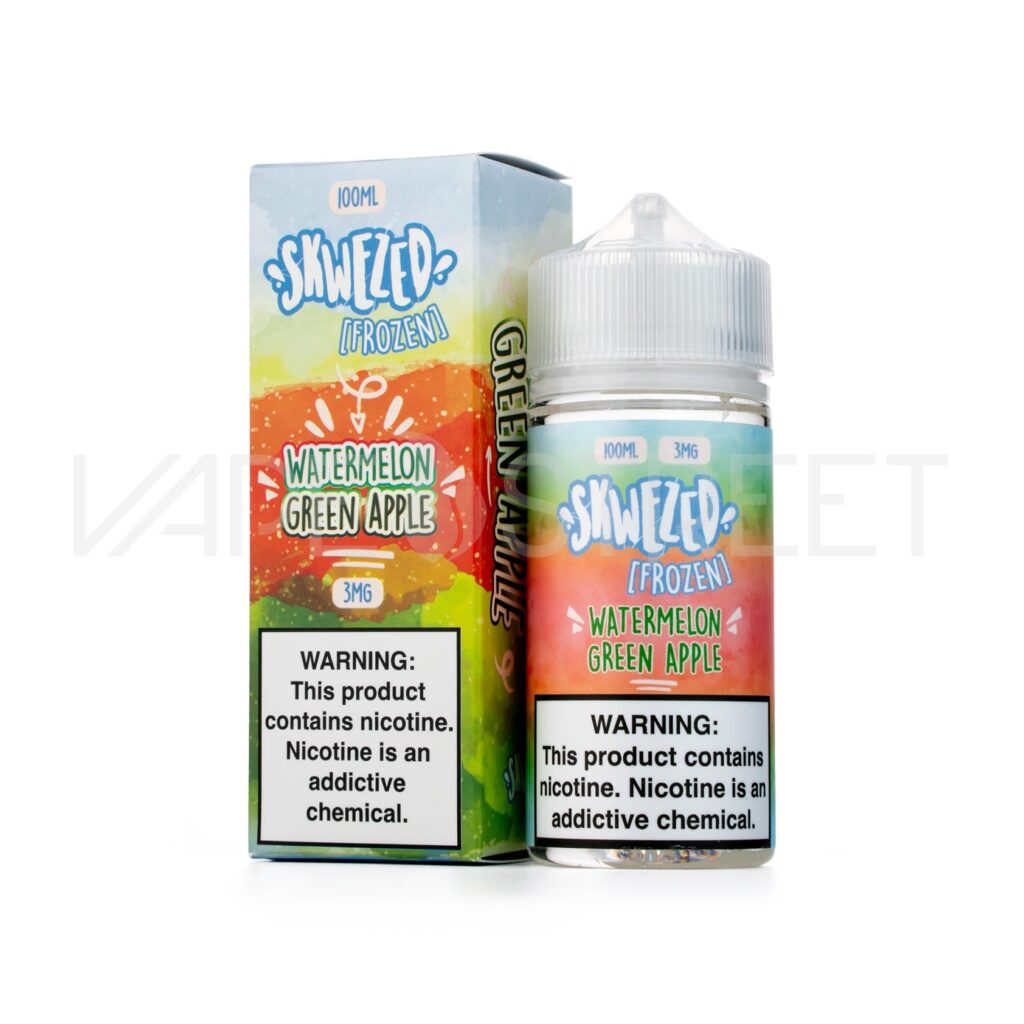 Skwezed-Frozen_Watermelon_Green_Apple Skwezed Frozen Watermelon Green Apple 100mL Vape Juice