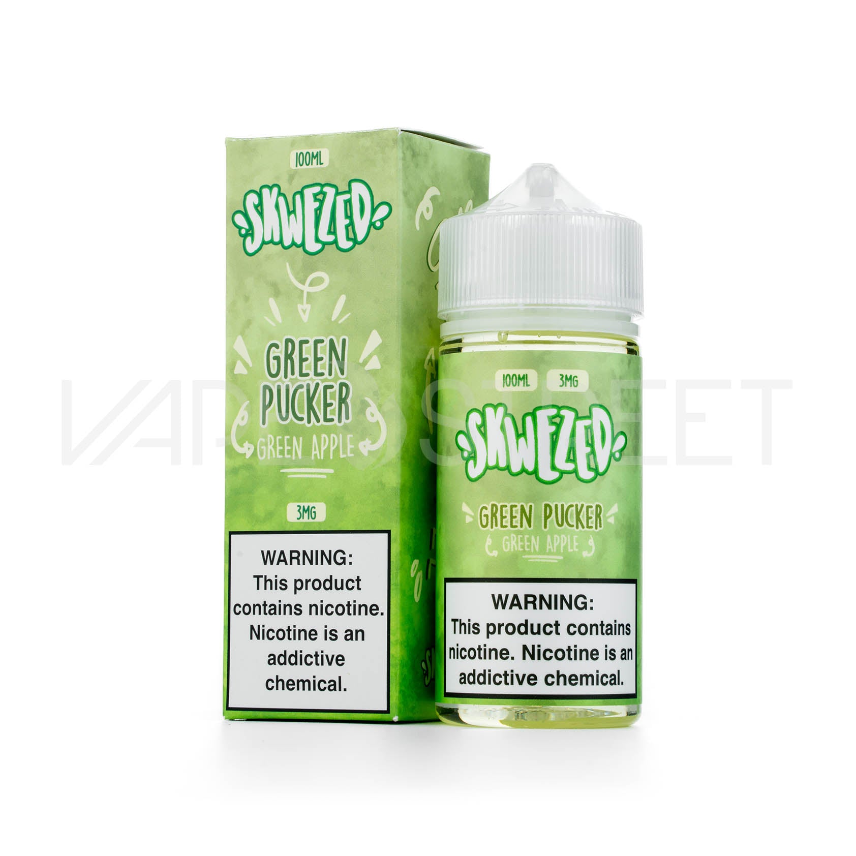 Skwezed Green Pucker Green Apple 100mL Vape Juice
