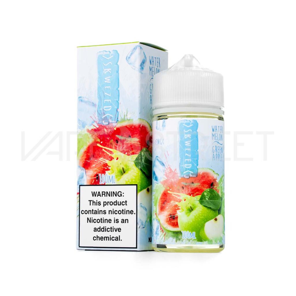Skwezed-Ice-Watermelon-GreenApple Skwezed Watermelon Green Apple Iced 100ml