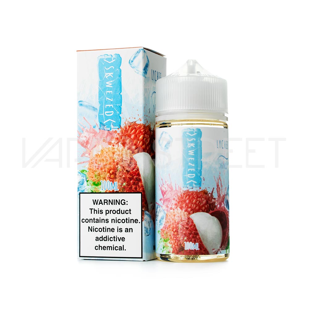 Skwezed-Lychee-Ice Skwezed Lychee Ice 100mL Freebase Nicotine