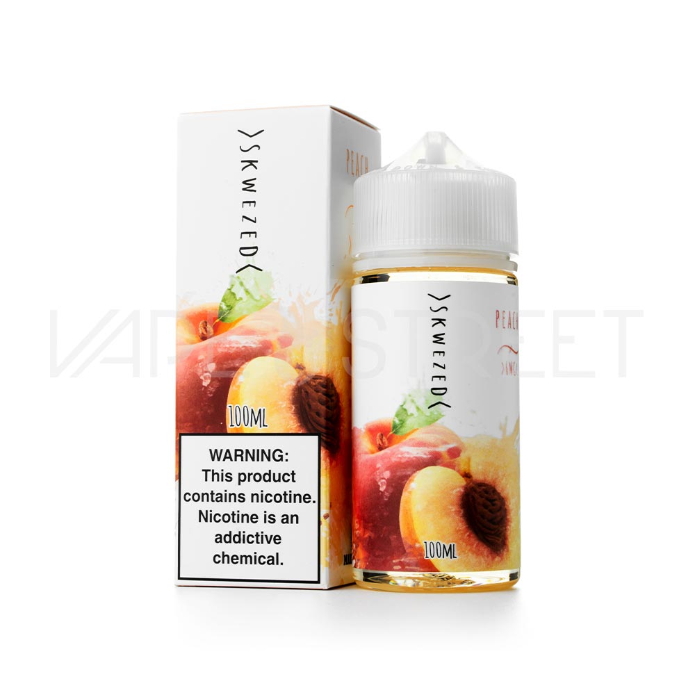 Skwezed-Peach Skwezed Peach 100mL Freebase Nicotine