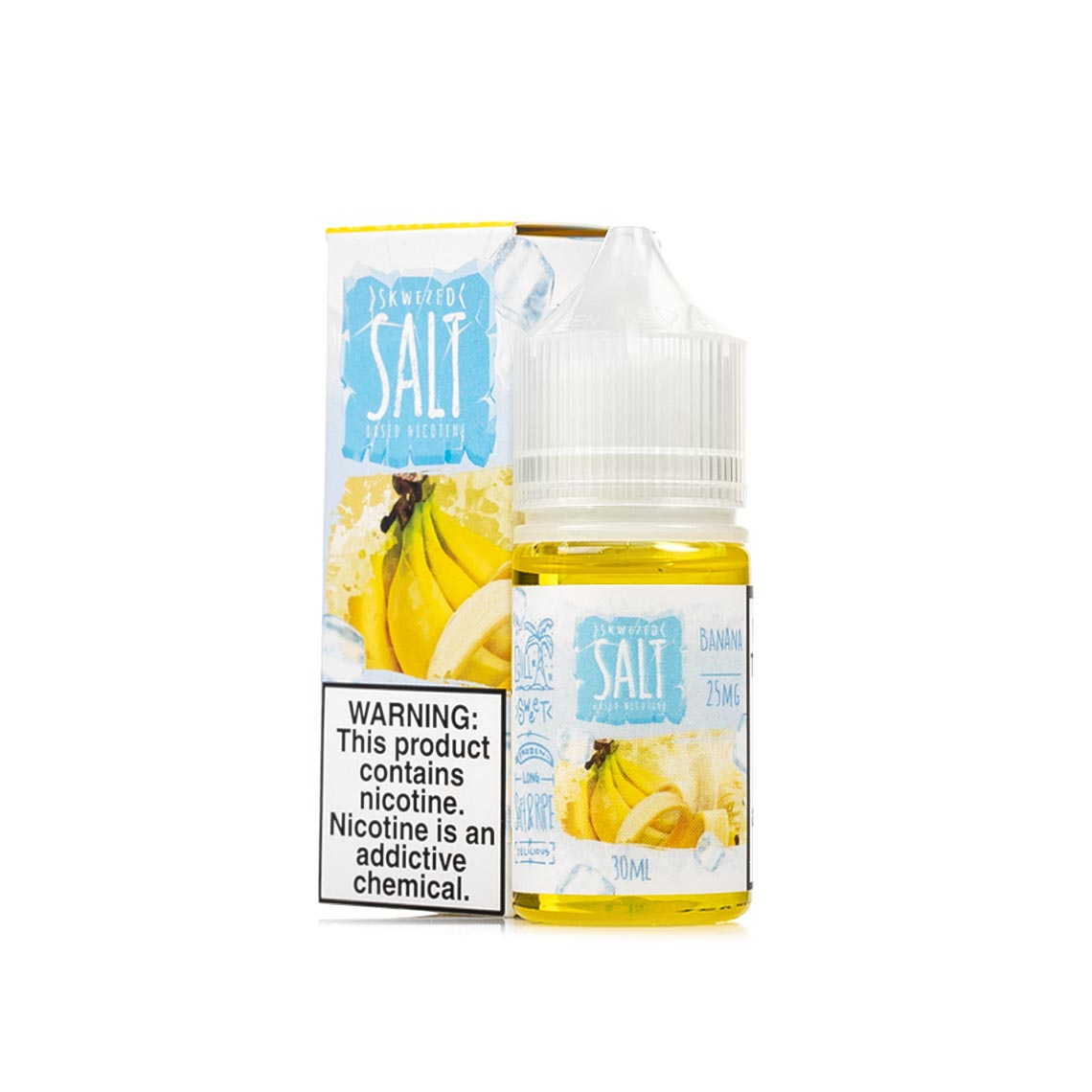 Skwezed-Salt-Banana-Ice-30ml Skwezed Banana Ice Salt Nic E-liquid