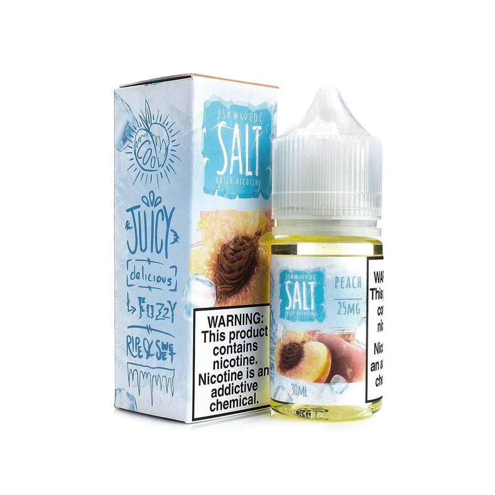 Skwezed-Salt-Peach-Ice Skwezed Salt Peach Ice Salt Nicotine Vape Juice