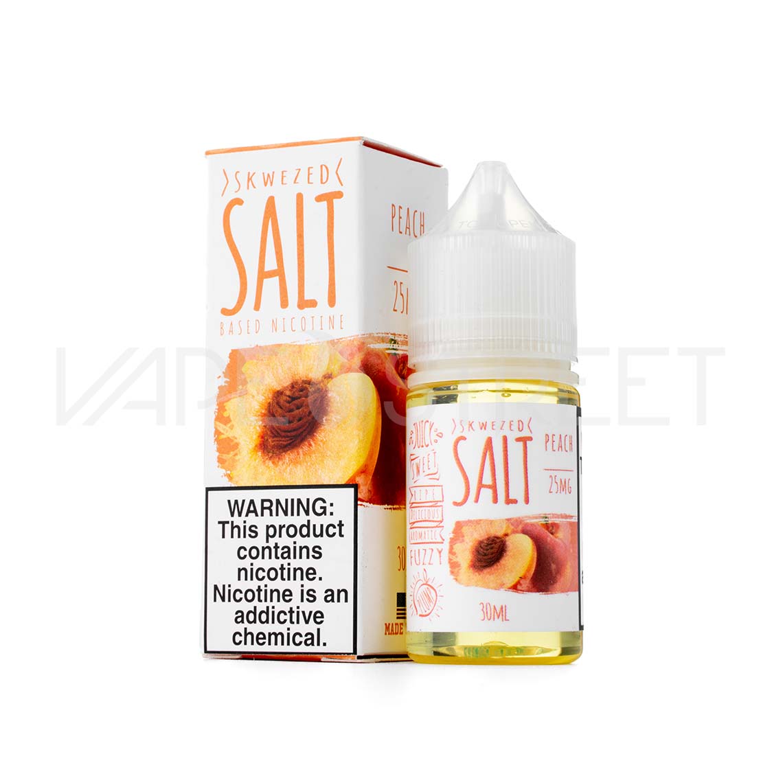Skwezed-Salt-Peach Skwezed Salt Peach 30mL Vape Juice