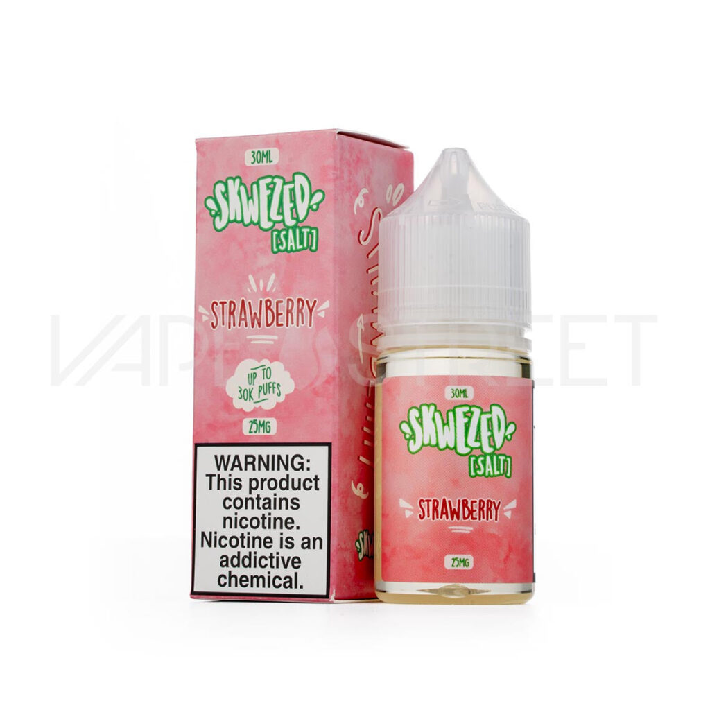 Skwezed-Salt-Strawberry Skwezed Salt Strawberry 30mL Vape Juice