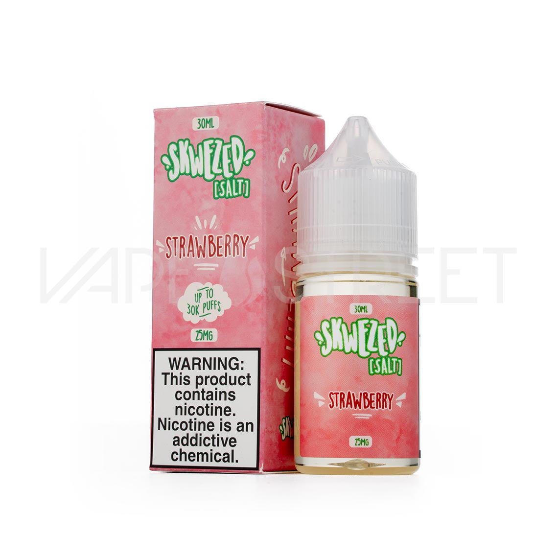 Skwezed-Salt-Strawberry Skwezed Salt Strawberry 30mL Vape Juice