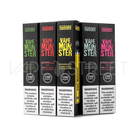Steam Engine Vape Monster Diposable Vape Device