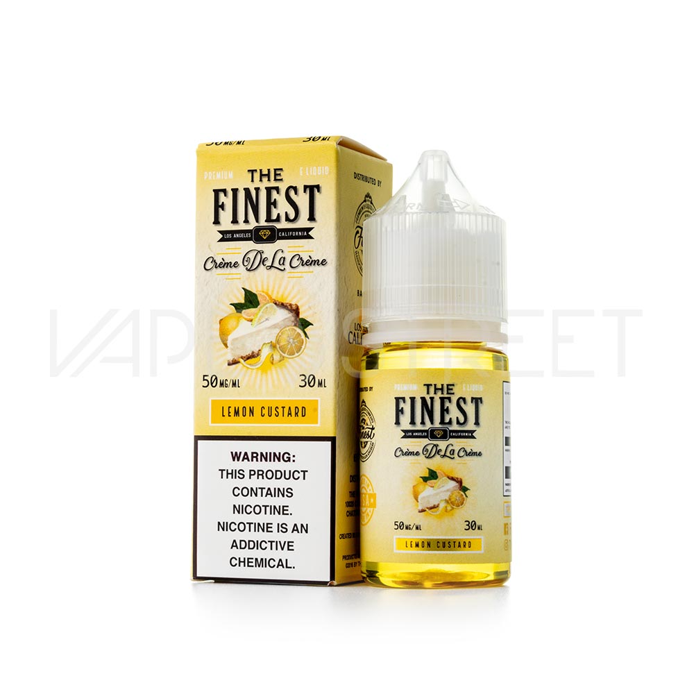 The-Finest-SaltNic-Creme-De-La-Creme-Lemon-Custard The Finest SaltNic Creme De La Creme Lemon Custard E Liquid