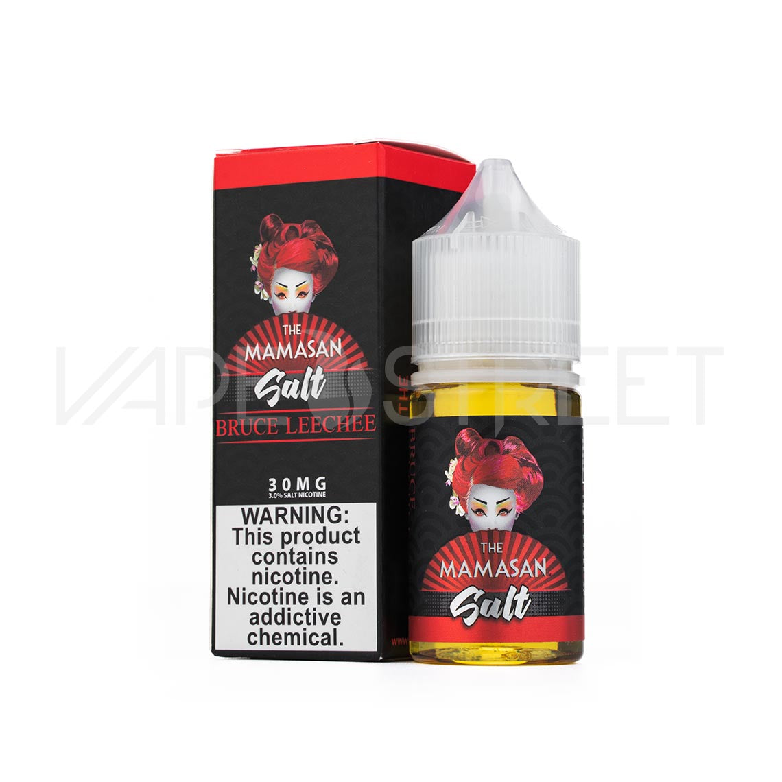 The Mamasan Salt Bruce Leechee 30mL Vape Juice