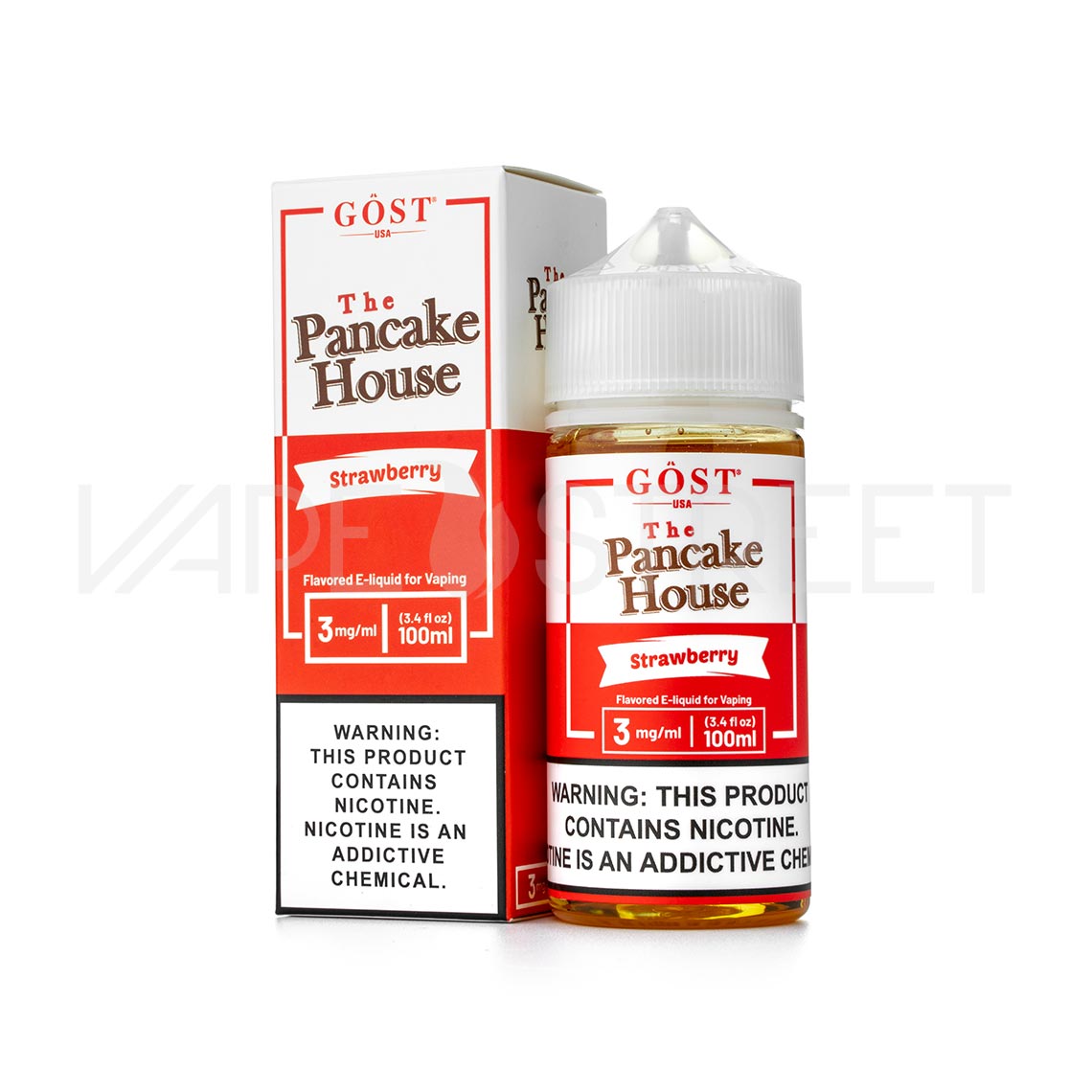 The-Pancake-House-Strawberry The Pancake House Strawberry 100mL Vape Juice
