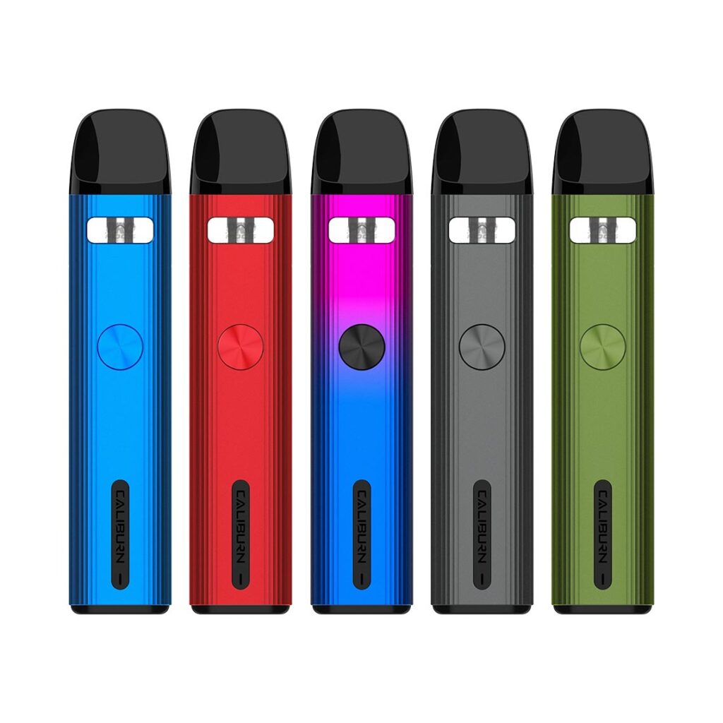 UWELL-Caliburn-G2-Pod-System Uwell Caliburn G2 Pod System Pyrrole Scarlet, Shading Grey, Fragient, Ultramarine Blue, Cobalt Green