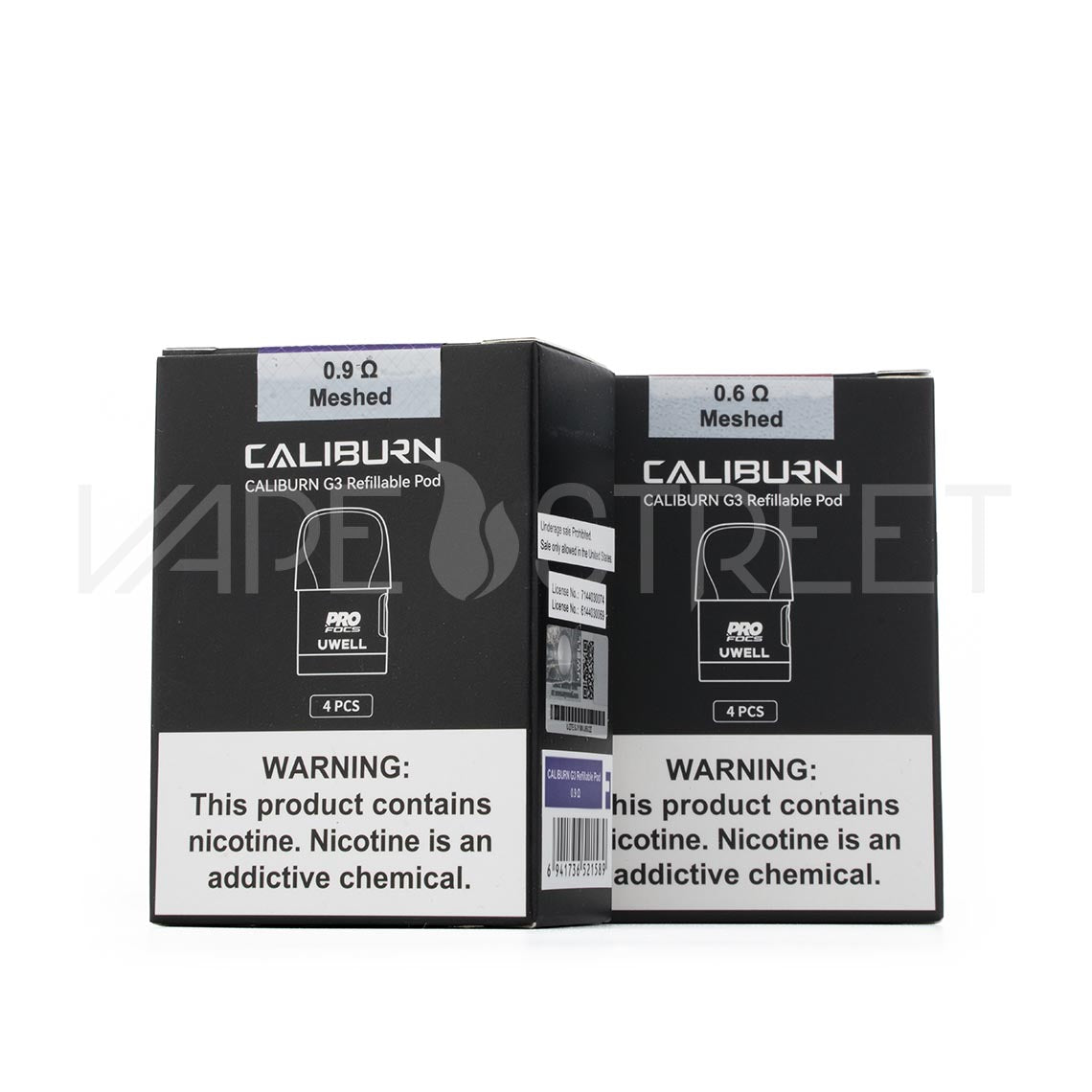 Uwell-Caliburn-G3-Replacement-Pods-Main Uwell Caliburn G3 Replacement Pod (4 pack)