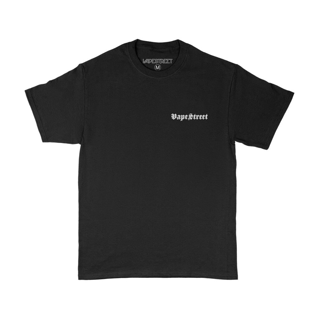 Vape Street Black Fire Dice T-Shirt