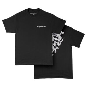 Vape Street Black Fire Dice T-Shirt