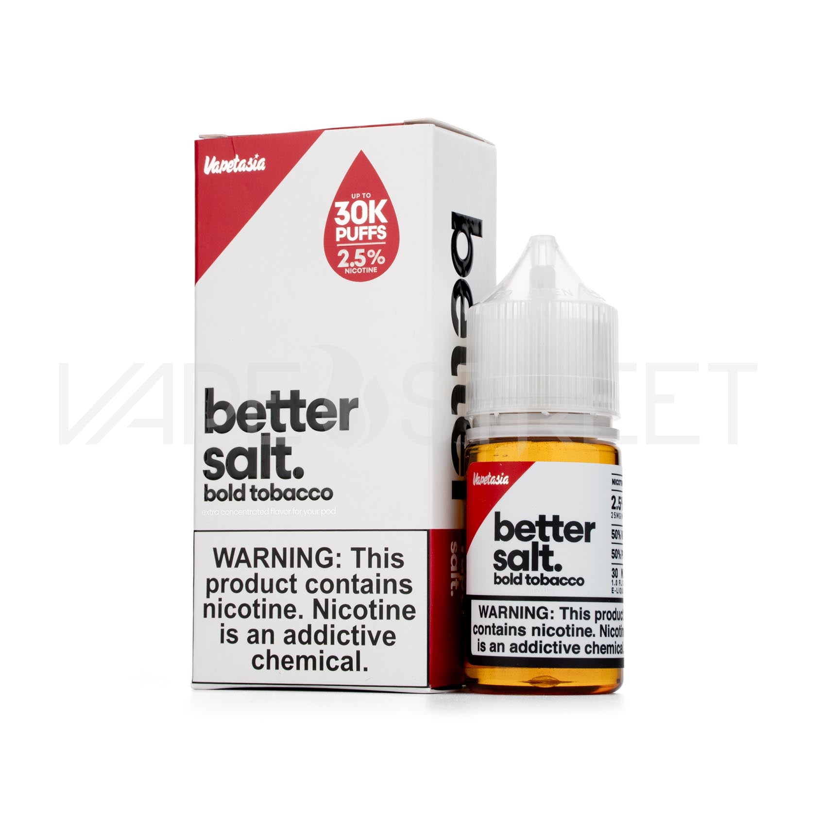 Vapetasia Better Salt Bold Tobacco 30mL Vape Juice
