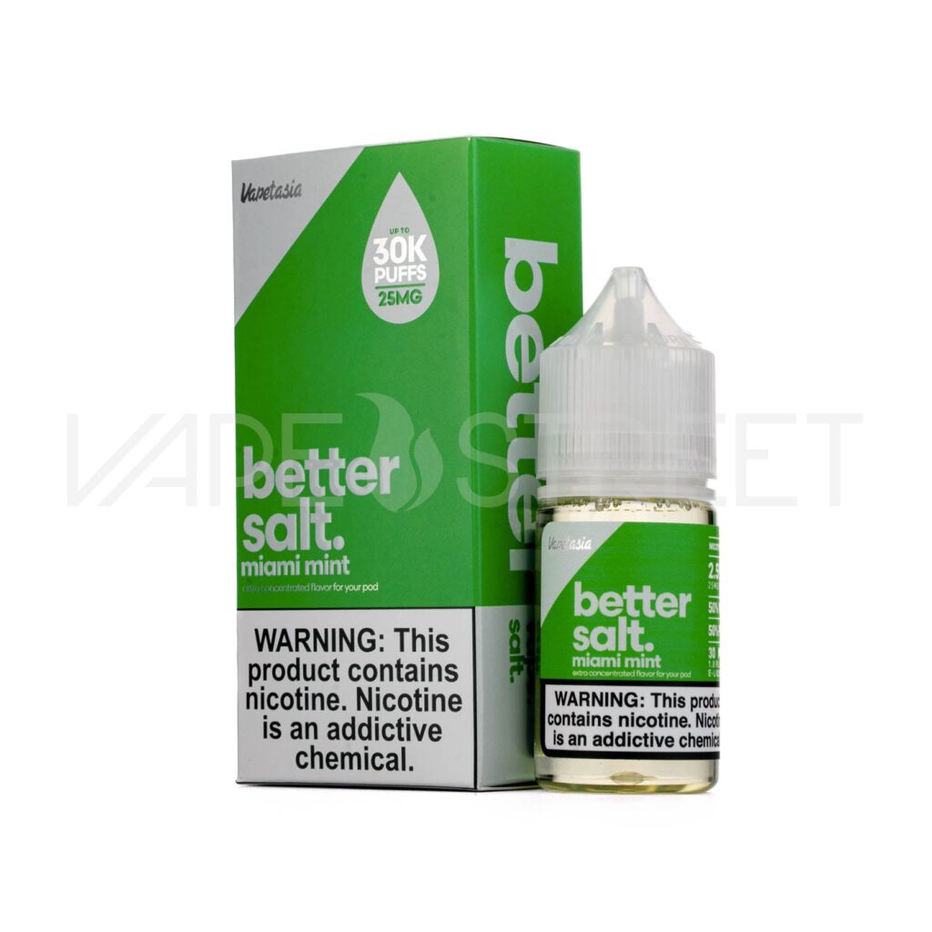Vapetasia-Better-Salt-Miami-Mint Vapetasia Better Salt Miami Mint 30mL Vape Juice