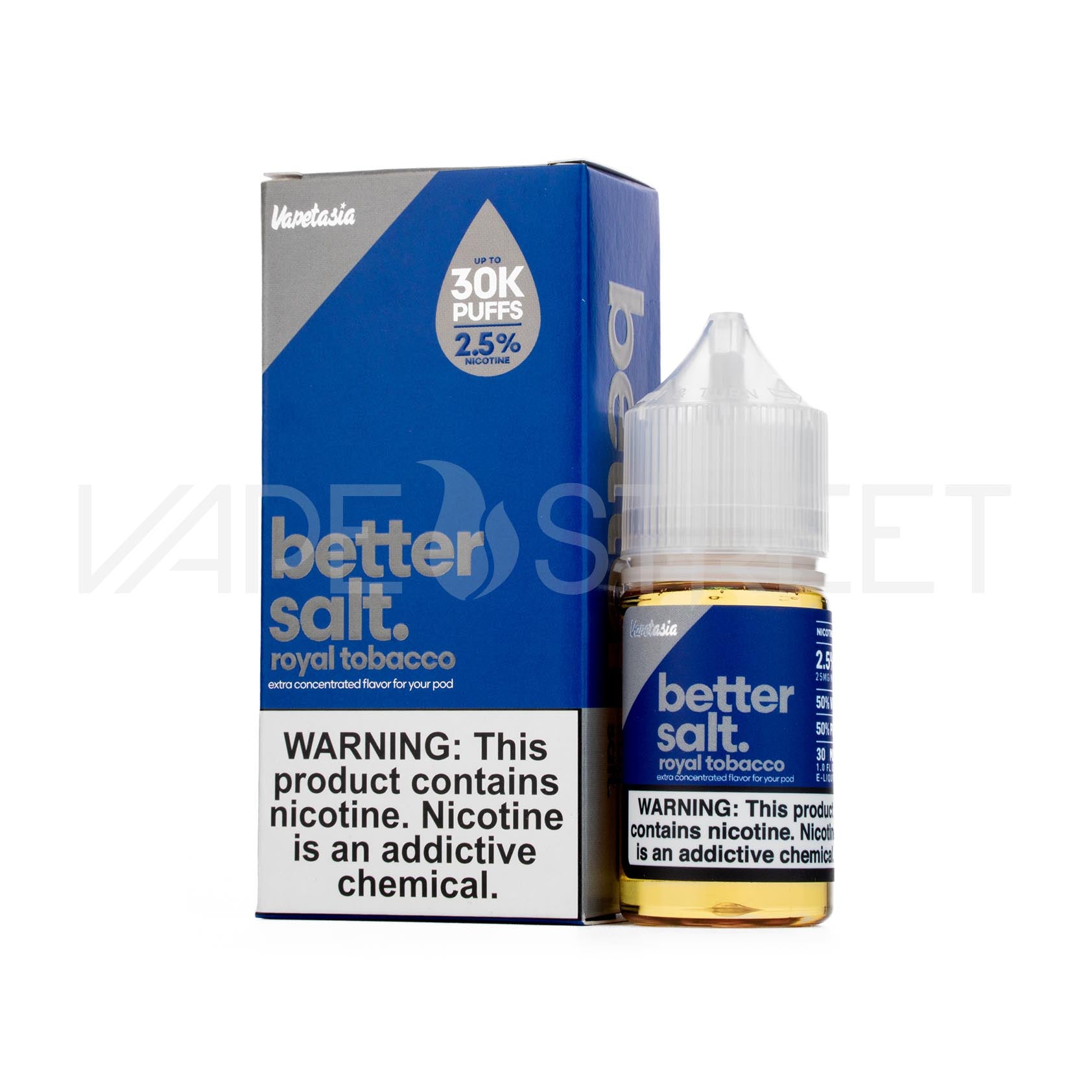 Vapetasia Better Salt Royal Tobacco 30mL Vape Juice