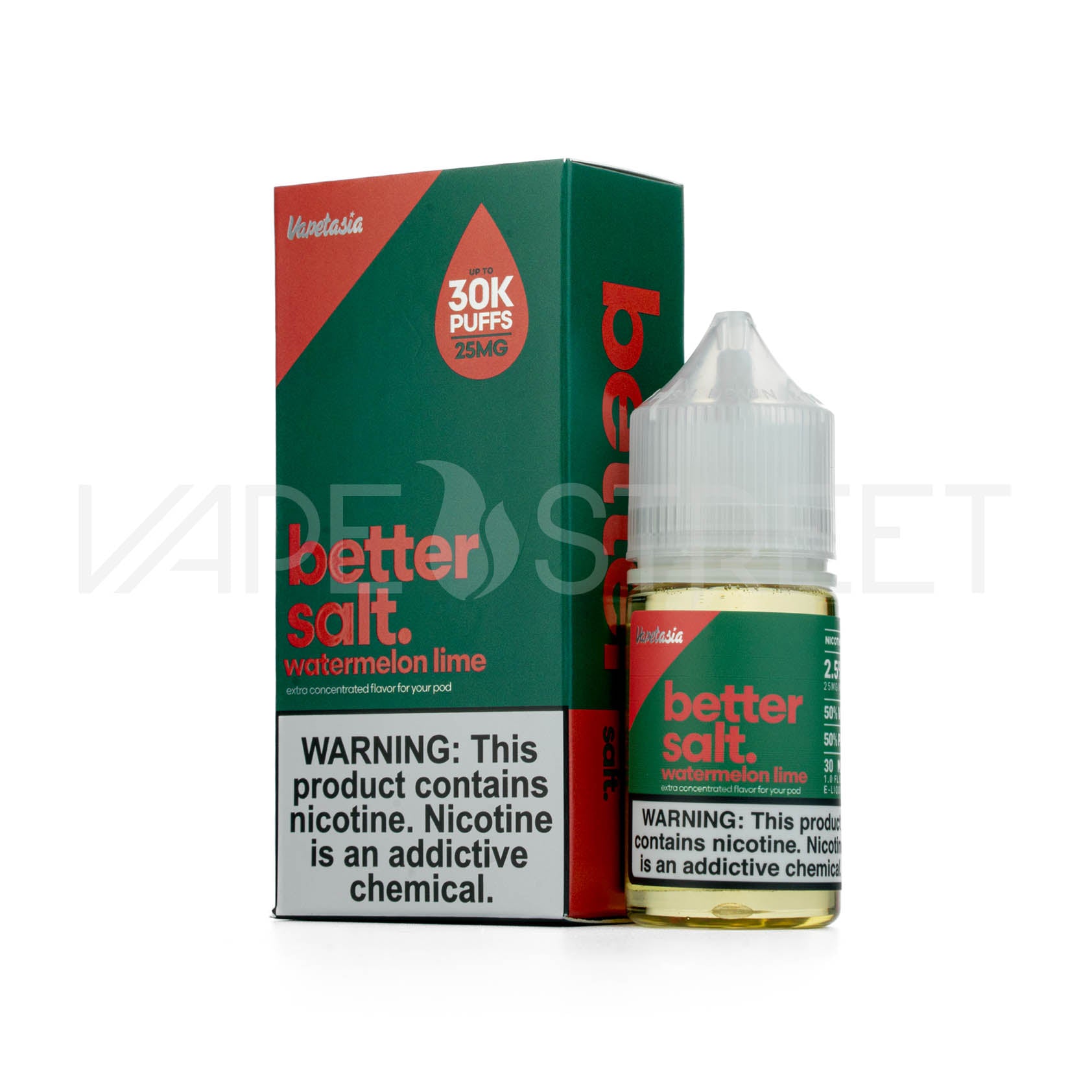 Vapetasia Better Salt Watermelon Lime 30mL Vape Juice