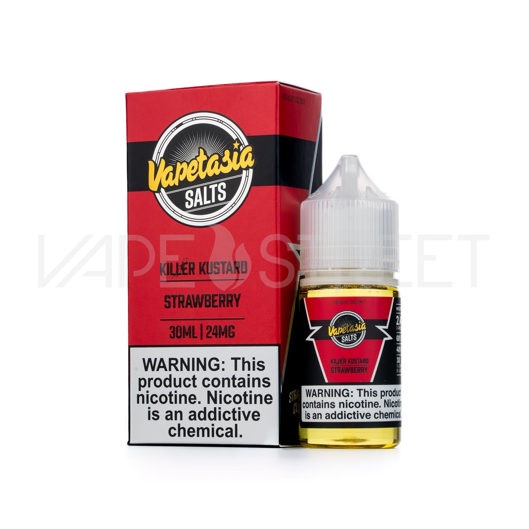 Vapetasia-Salts-V2-Killer-Kustard-Strawberry Vapetasia Salts Killer Kustard Strawberry30mL Vape Juice