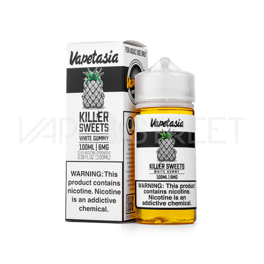 Vapetasia-White-Gummy Vapetasia Killer Sweets White Gummy 100ml
