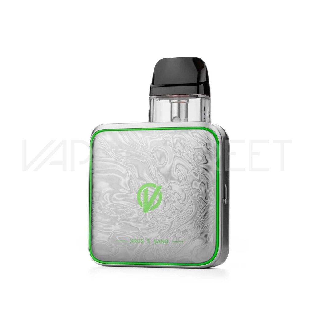 Vaporesso-XROS-5-Nano-Color-Damascus-Silver Vaporesso XROS 5 Nano 30W Pod System Color Damascus Silver