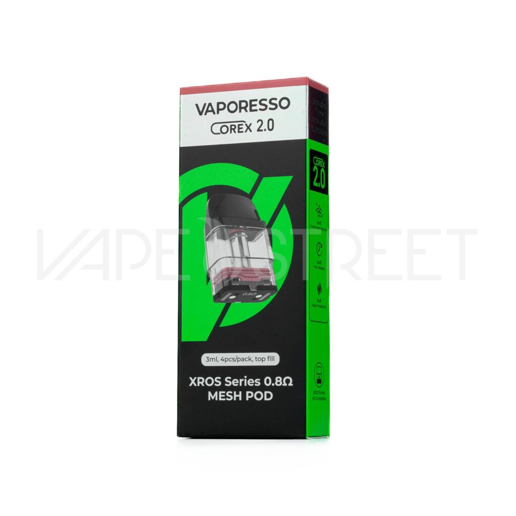 Vaporesso Xros Replacement Pods Contents 3mL 0.8ohm