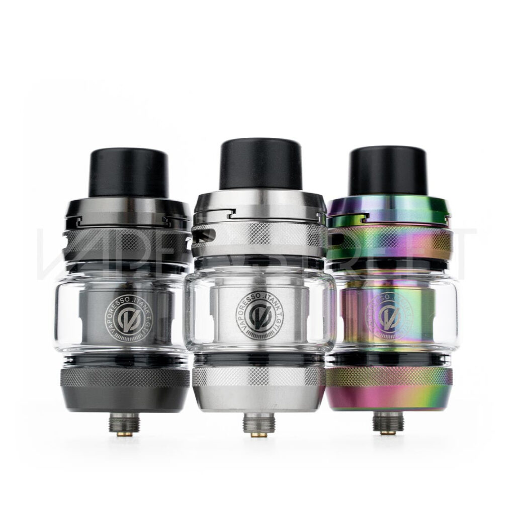 Vaporesso-iTank-T-Main Vaporesso iTank T Gray, Silver, and Rainbow Colors