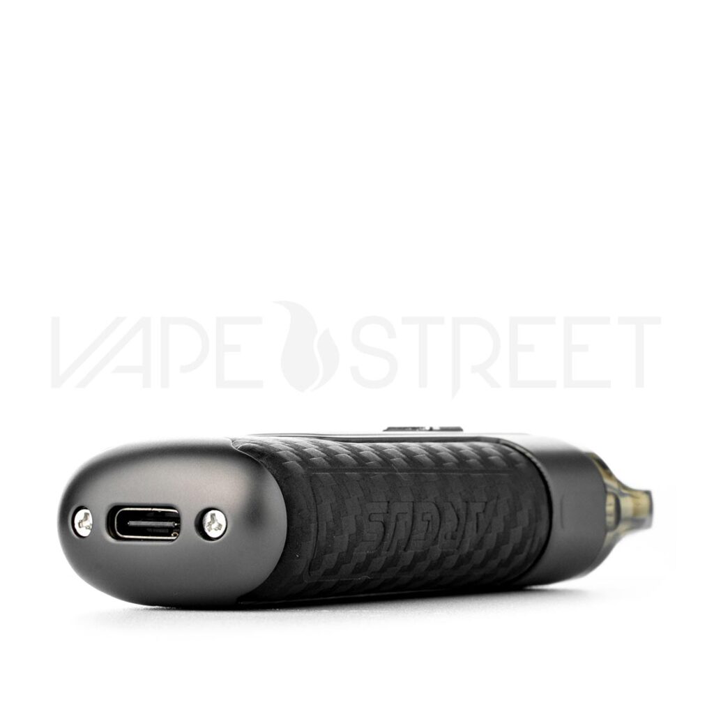 Voopoo-Argus-Air-Bottom-Charging-Port Voopoo Argus Air 25W Pod System Carbon Fiber Charging