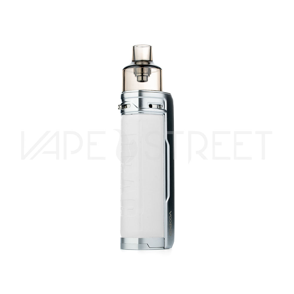 Voopoo-Drag-X-Color-Silver-White Voopoo Drag X 80W Pod System Silver White