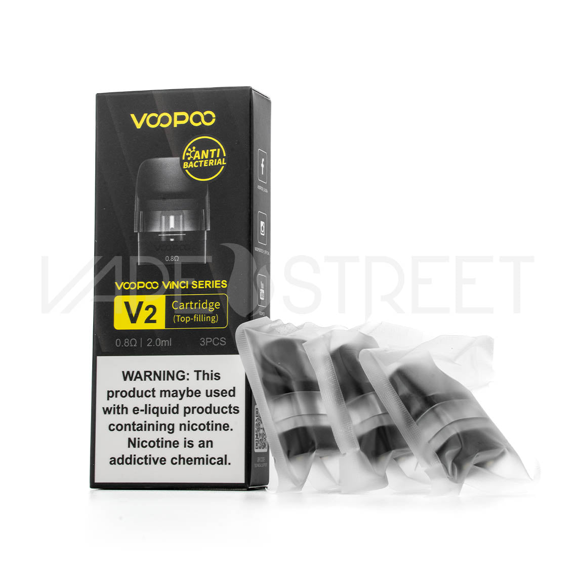 Voopoo-Vinci-Series-V2-Cartridge-Main Voopoo Vinci V2 Series Pod Replacement 3 Pack