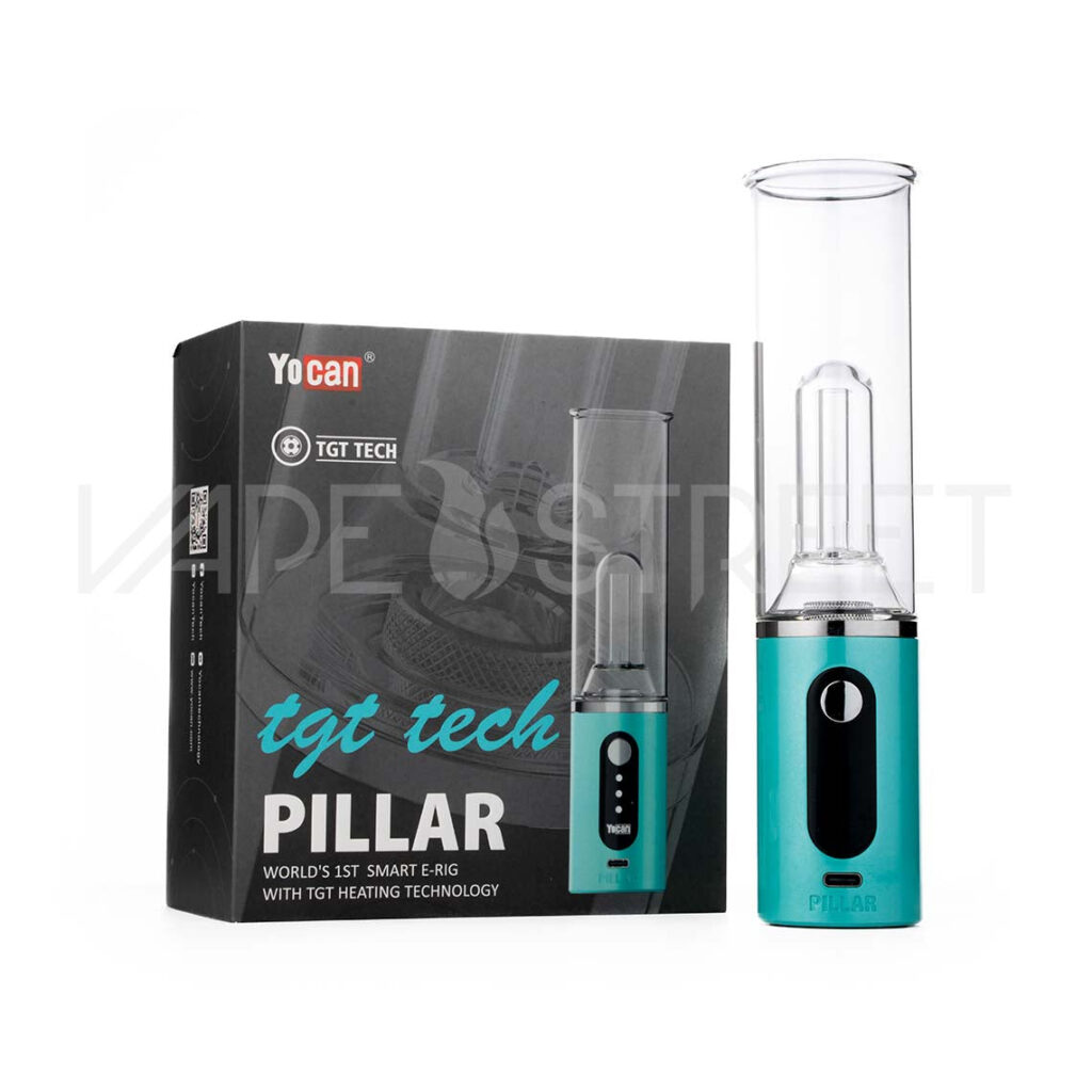 Yocan-TGT-Tech-Pillar-06 Yocan Pillar Smart E-Rig TGT Technology Pearl Teal