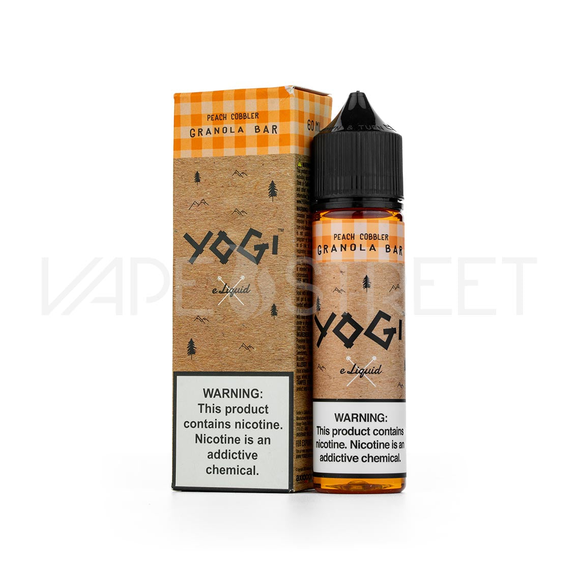 Yogi-Peach-Cobbler-Granola-Bar Yogi Salt Peach Cobbler Granola Bar 60mL Vape Juice