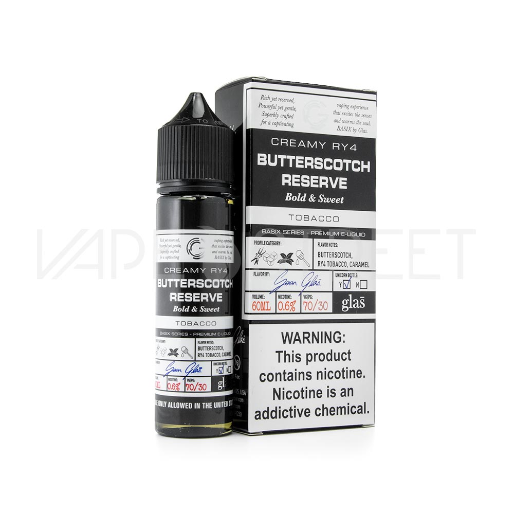 glas-basix-series-butterscotch-reserve Glas Basix Series Butterscotch Reserve Vape Juice