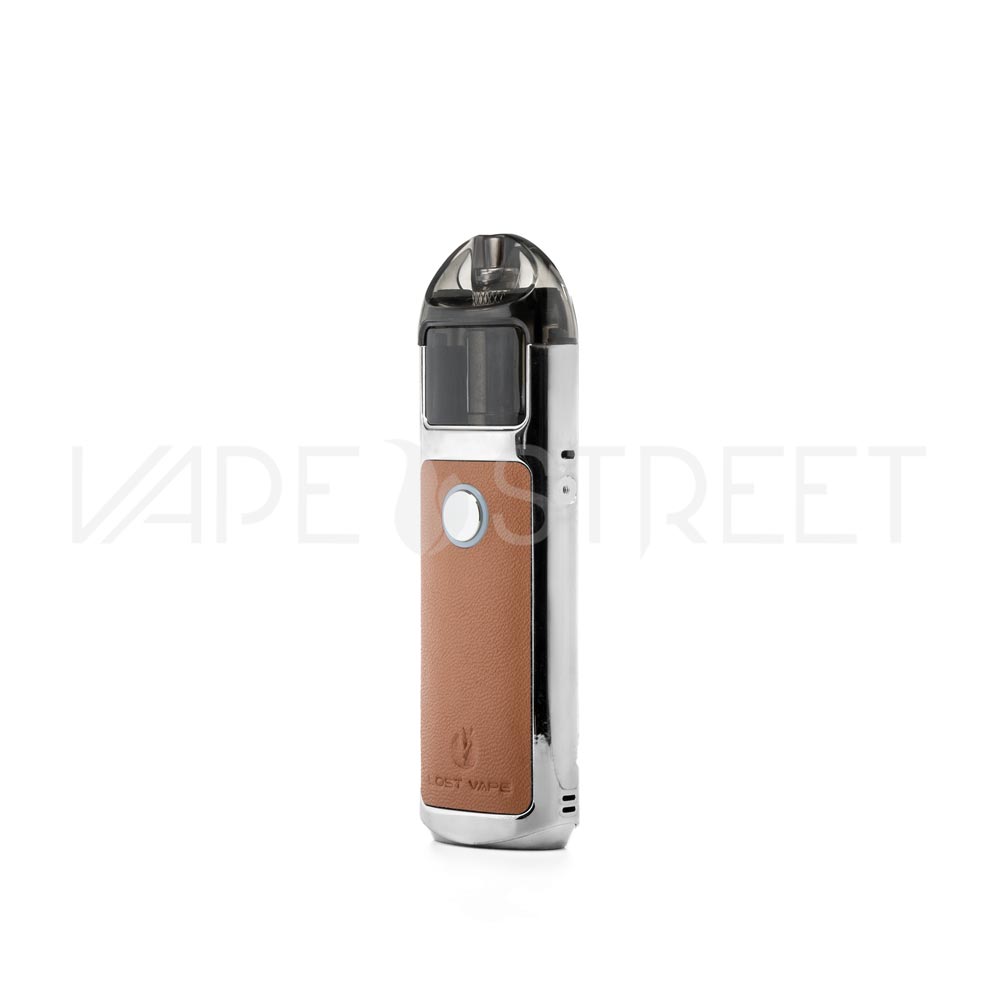 lost-vape-lyra-silver-leather Lost Vape Lyra Pod System Silver Leather