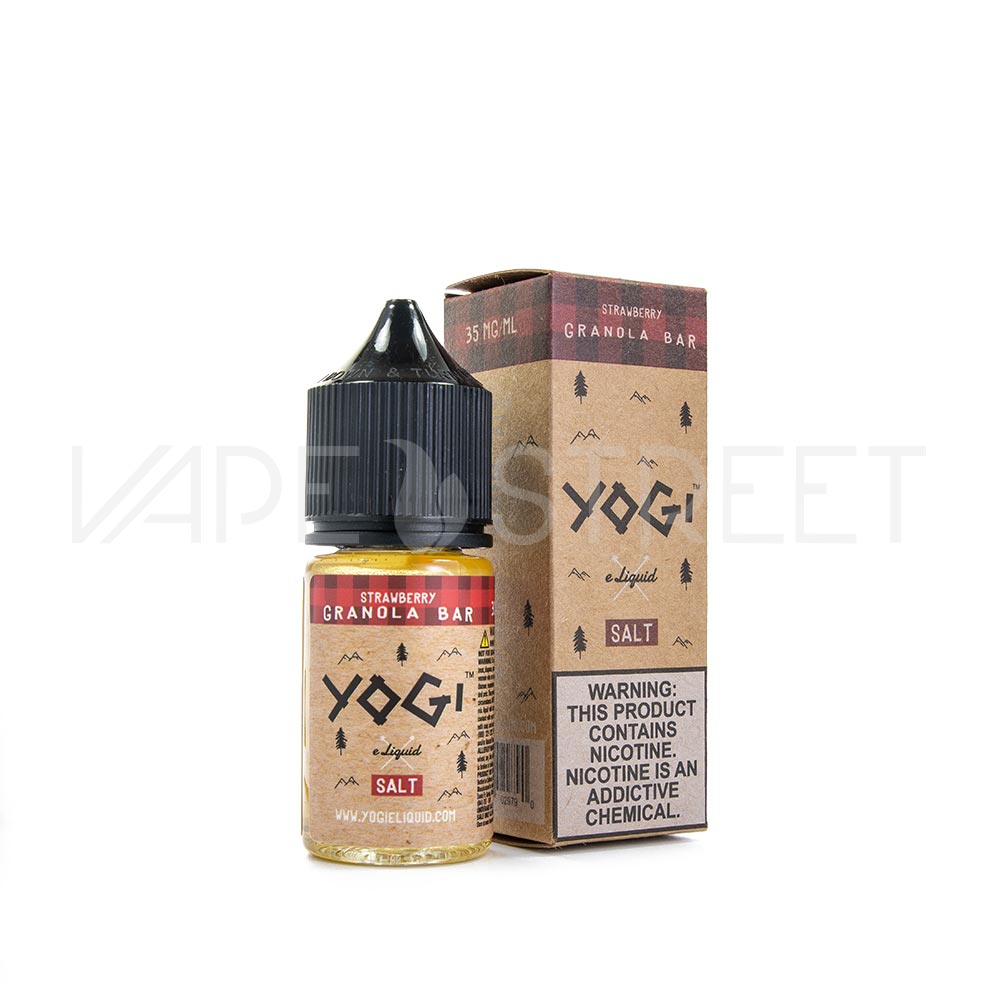 yogi-eliquid-salt-strawberry-granola-bar Yogi Salt Strawberry Granola Bar 30ml