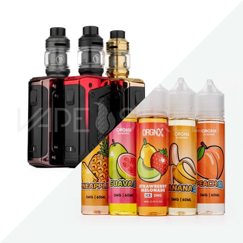 Vape-Street-Bundle-Kit-Geekvape-Legend-5 Geekvape Aegis Legend 5 Starter Kit and ORGNX Eliquids Bundle