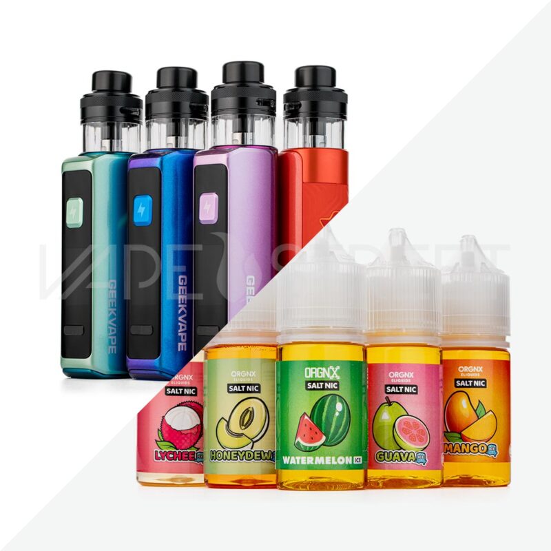 Vape-Street-Bundle-Pod-System-Geekvape-Aegis-Force Vape Street Bundle Geekvape Aegis Force and ORGNX Eliquids Salt Nic